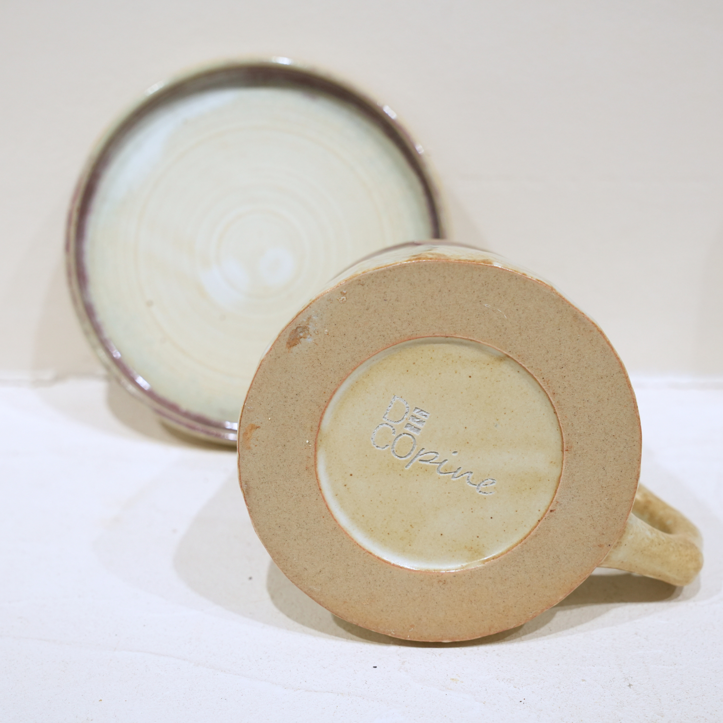 White Ceramic Coffee Mug - Handmade - 300ml