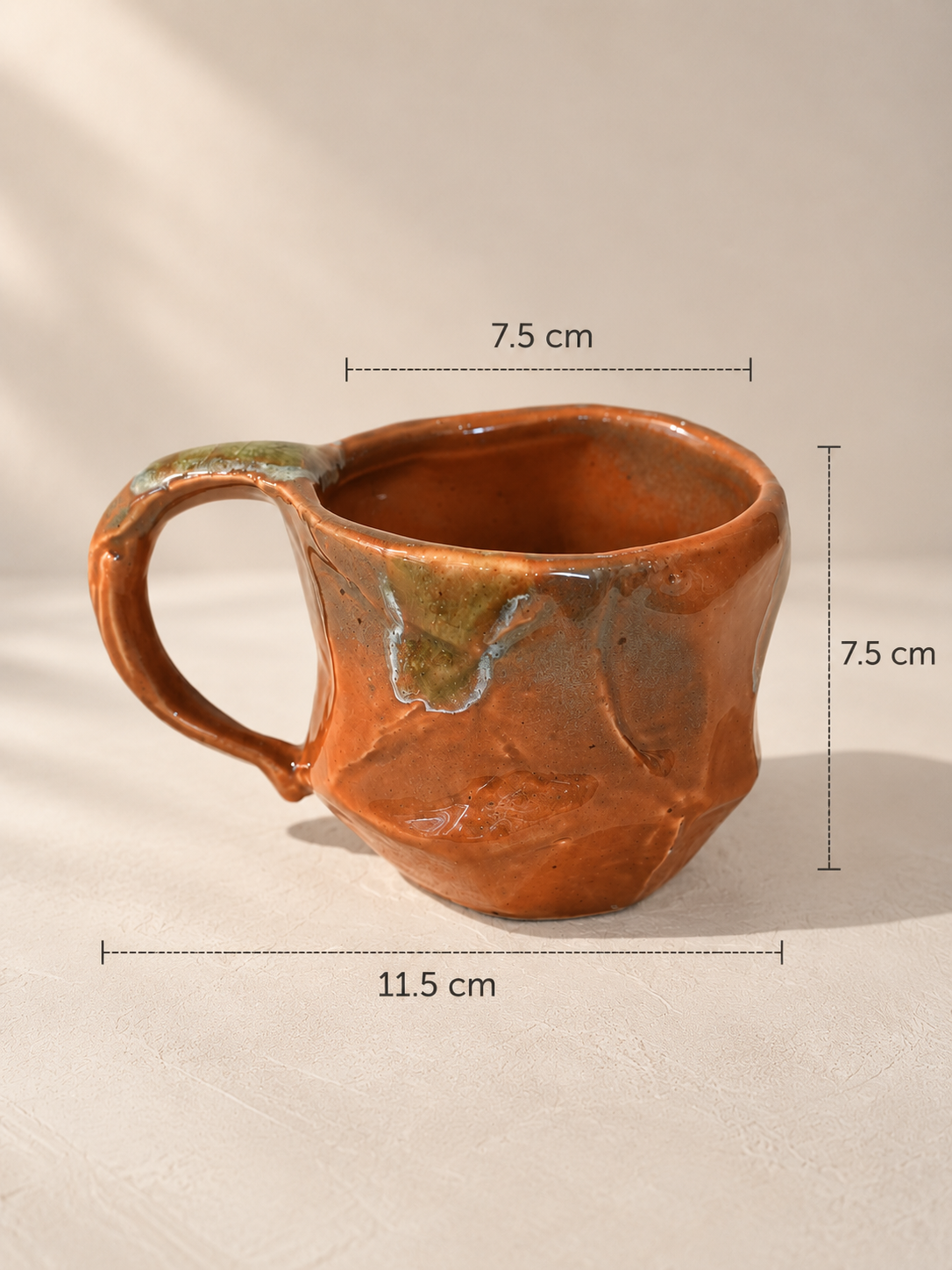 Tasse Artisanale en Grès Émaillé – 200 ml